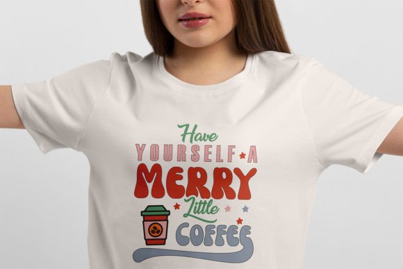 Christmas Coffee Quote Sublimation 5: Graphics & Print Templates