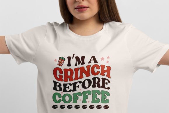 Christmas Coffee Quote Sublimation 6: Graphics & Print Templates
