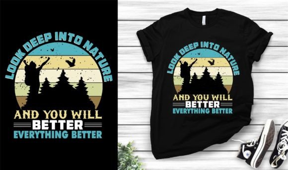 HIKING T-SHIRT DESIGN: Graphics & Print Templates