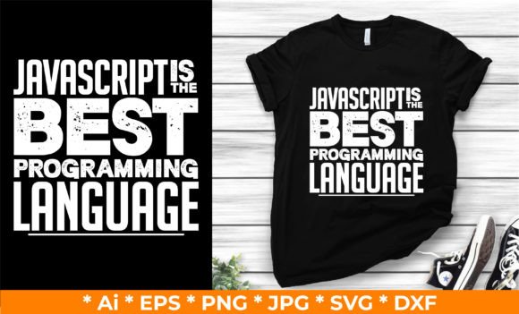 JAVASCRIPT TYPOGRAPHY Graphics for T-Shirt Designs
