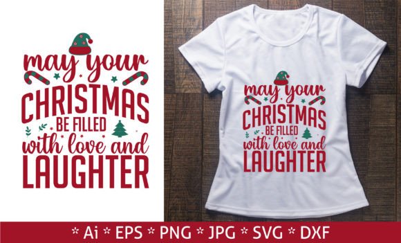 May Your Christmas T-shirt Design