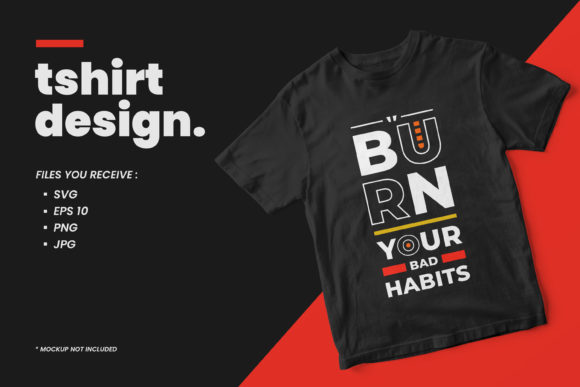 Modern Geometric Quote T Shirt: Graphics & Print Templates