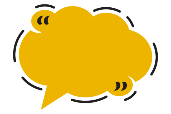 Quote Bubble Template. Blank Citation Co