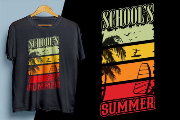 School’s Summer Shirt Design: Graphics for T-Shirt Designs
