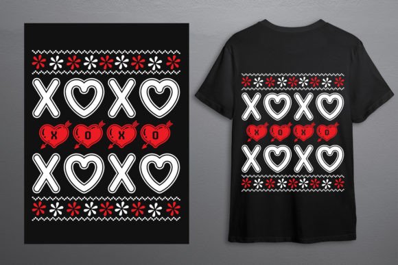 Xoxo - Valentine Svg: Graphics for T-Shirt Designs